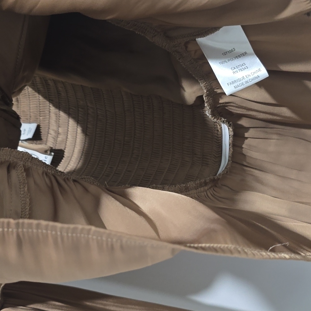 Joie Brown Button-Down Blouse - image 8